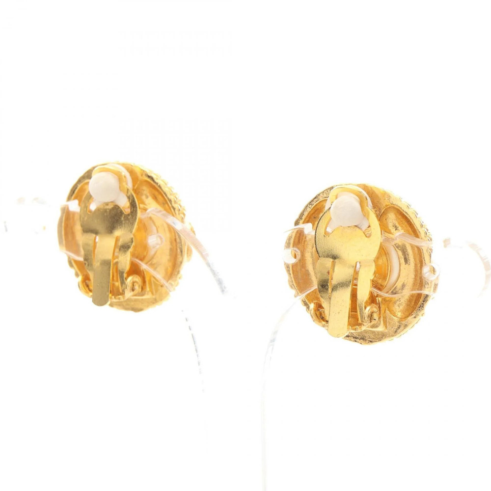 CHANEL White Pearl Logo Earrings - Picture 2 of 6